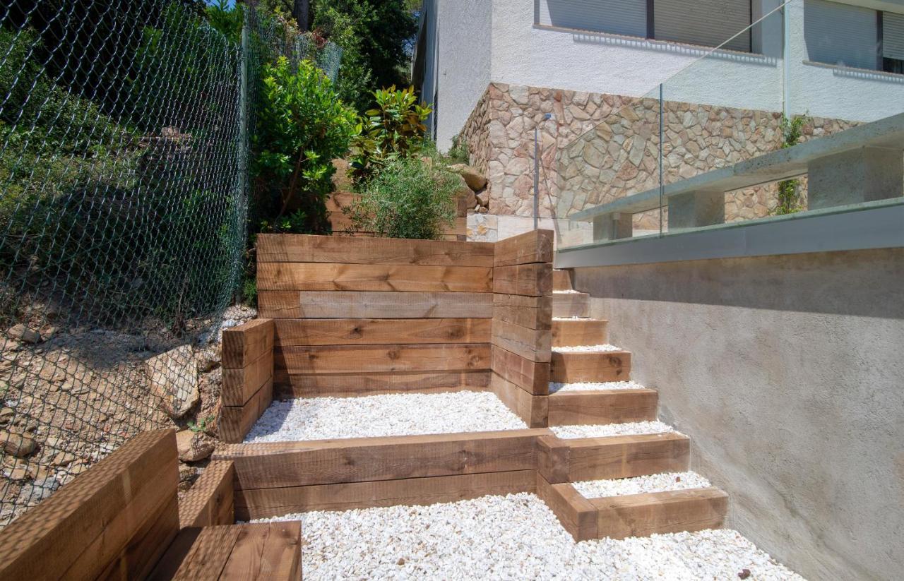 La Vie En Rouge Sa Riera Duplex, Private Parking Appartement Begur Buitenkant foto