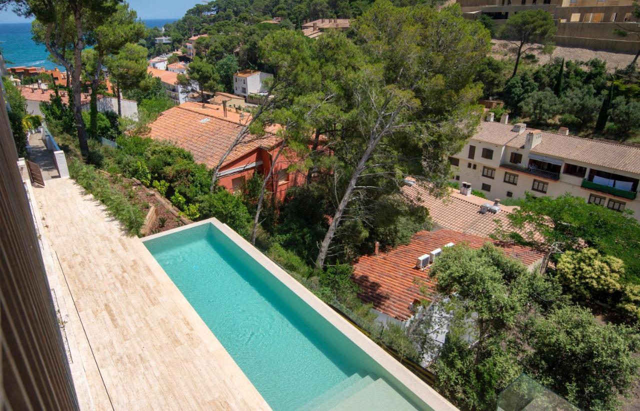 La Vie En Rouge Sa Riera Duplex, Private Parking Appartement Begur Buitenkant foto