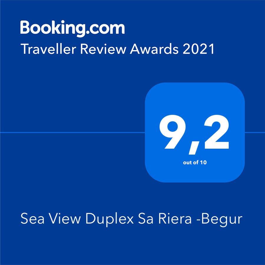 La Vie En Rouge Sa Riera Duplex, Private Parking Appartement Begur Buitenkant foto