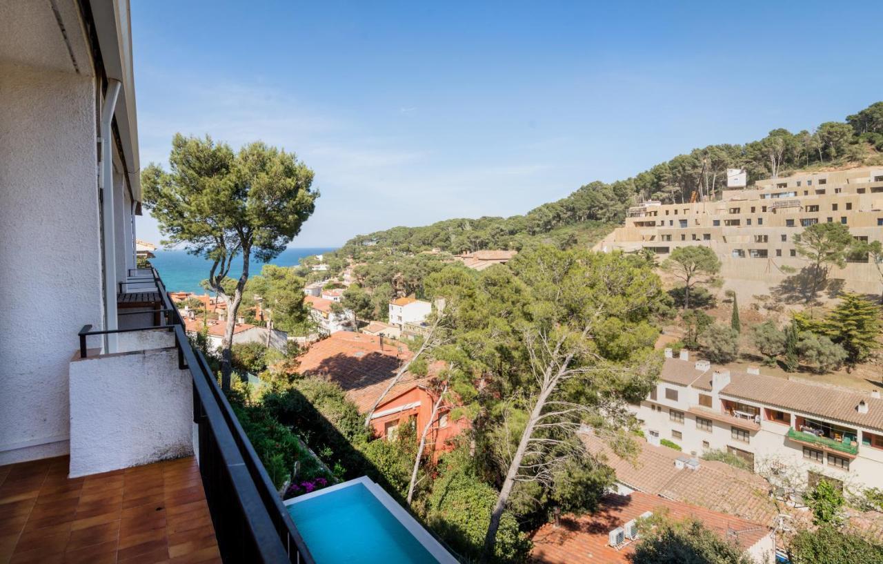 La Vie En Rouge Sa Riera Duplex, Private Parking Appartement Begur Buitenkant foto